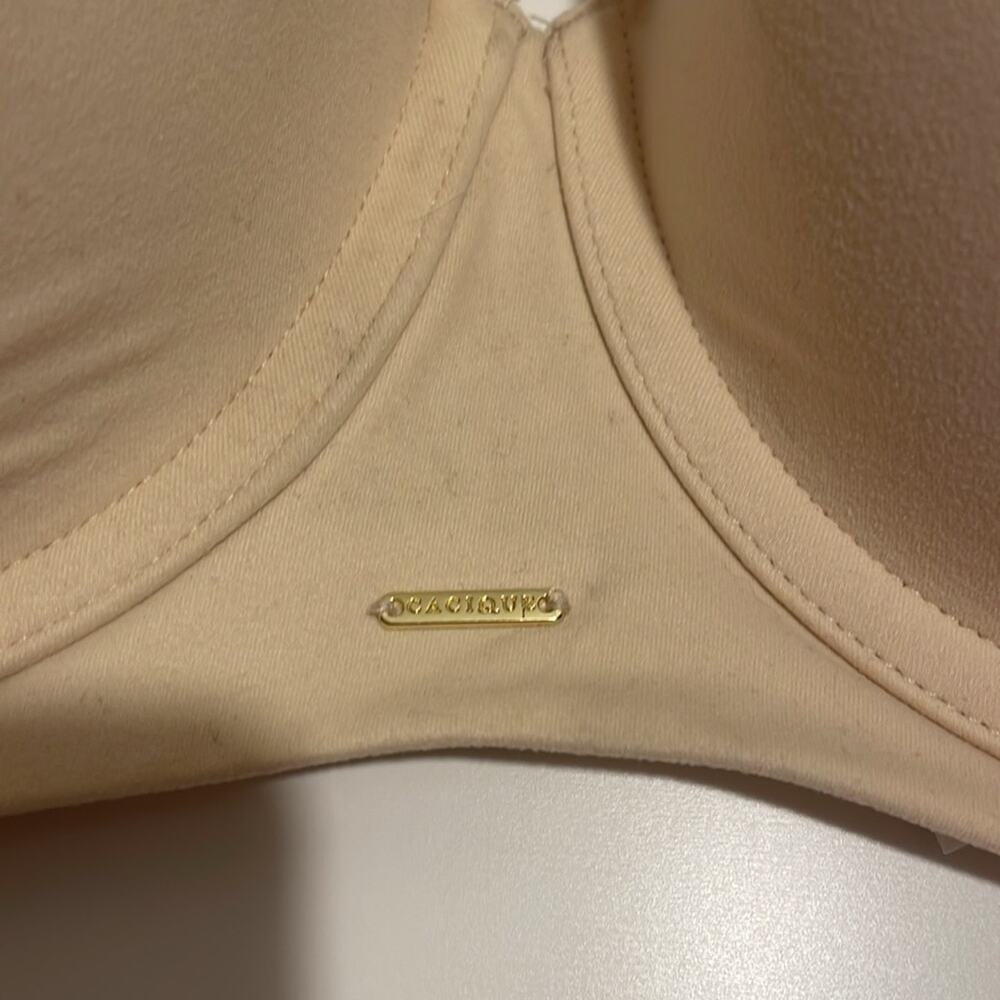 CACIQUE Modern Luxe Lightly Lined Balconette Bra Size 50B Sand Dollar Tan Beige - Picture 5 of 8